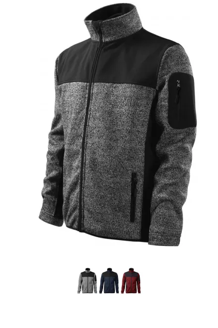 Vrijetijdsjack voor heren, knit gray