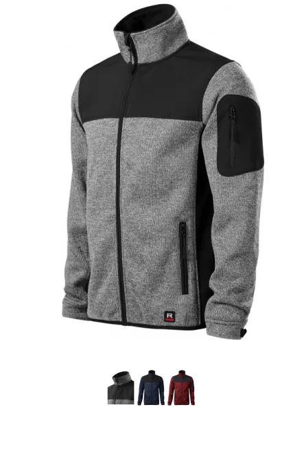 Vrijetijdsjack voor heren, lichtgebreid grijs