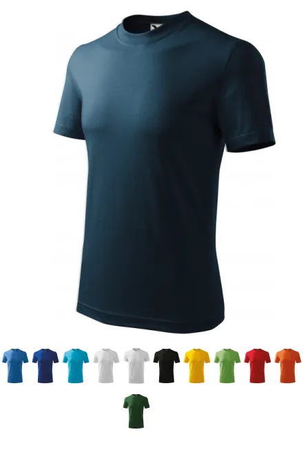 Zwaar T-shirt, donkerblauw