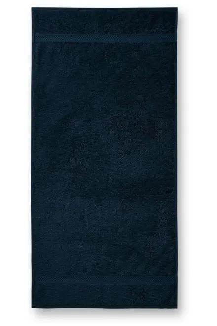 Katoenen zware handdoek, 50x100cm - donkerblauw, 50x100cm