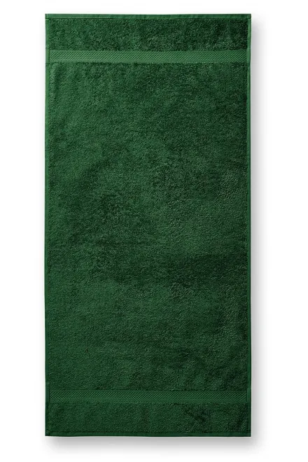 Katoenen zware handdoek, 50x100cm - fles groen, 50x100cm