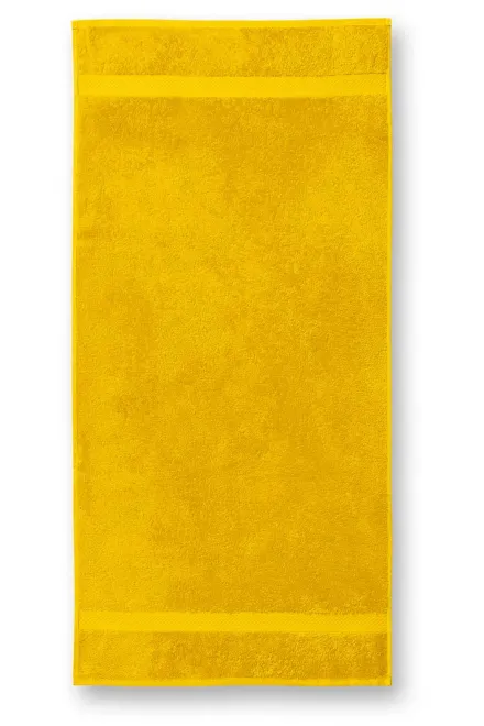 Katoenen zware handdoek, 50x100cm - geel, 50x100cm