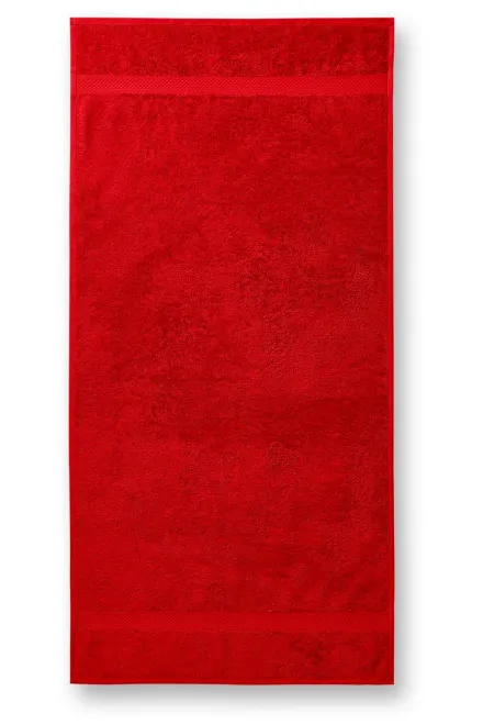 Katoenen zware handdoek, 50x100cm - rood, 50x100cm