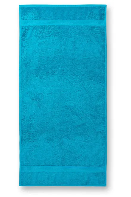 Katoenen zware handdoek, 50x100cm - turkoois, 50x100cm