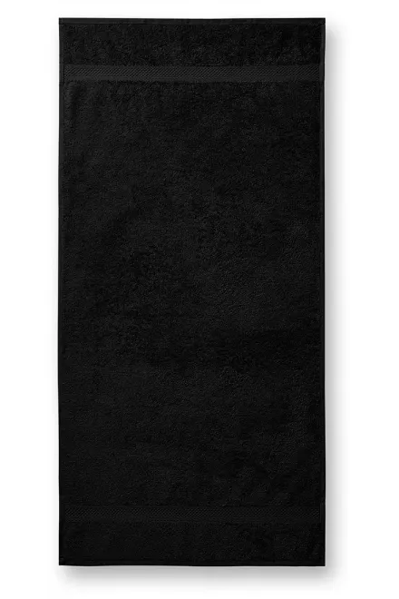 Katoenen zware handdoek, 50x100cm - zwart, 50x100cm