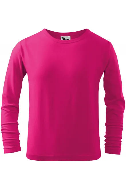 Kinder T-shirt met lange mouwen - framboos, 146 cm / 10 jaar