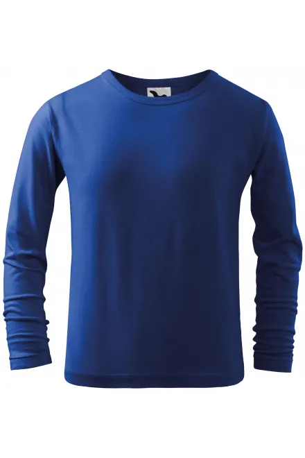 Kinder T-shirt met lange mouwen - koningsblauw, 146 cm / 10 jaar