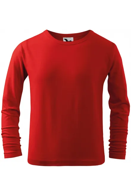 Kinder T-shirt met lange mouwen - rood, 146 cm / 10 jaar