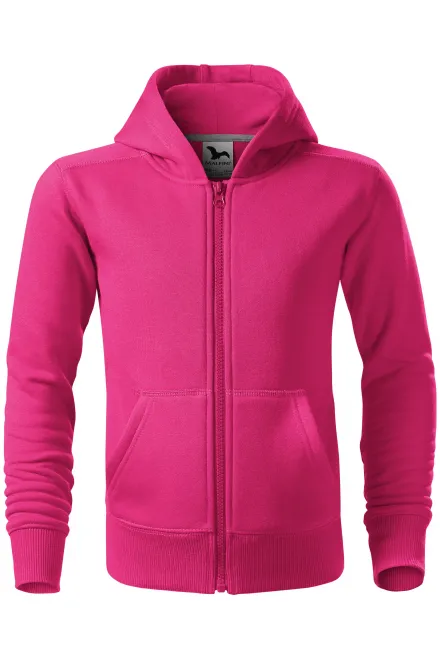 Kindersweatshirt met capuchon - purper, 122 cm / 6 jaar