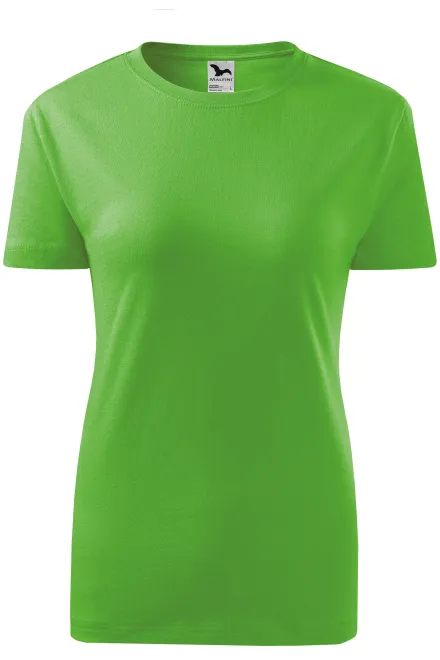 Klassiek dames T-shirt - appel groen, S