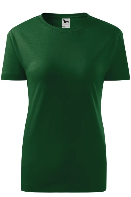 Klassiek dames T-shirt - fles groen, S