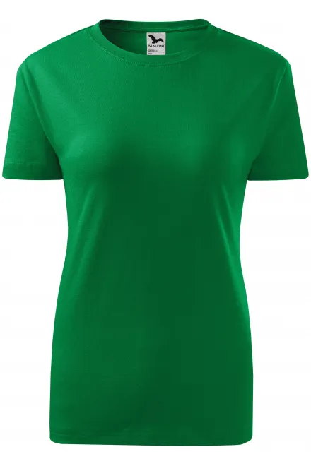 Klassiek dames T-shirt - gras groen, S
