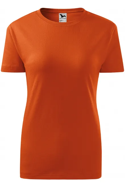 Klassiek dames T-shirt - oranje, S