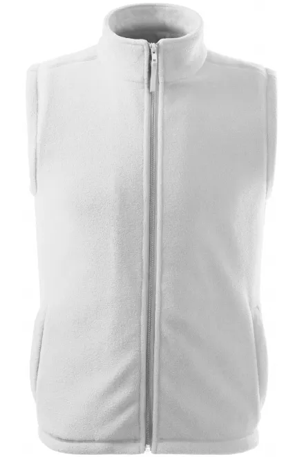 Klassiek fleecevest - witte, M