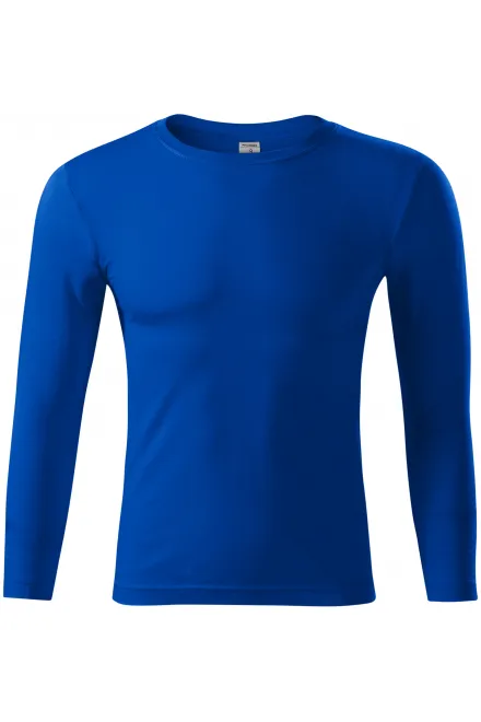 Lichtgewicht T-shirt met lange mouwen - koningsblauw, XS