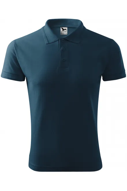 Los poloshirt voor heren - donkerblauw, S