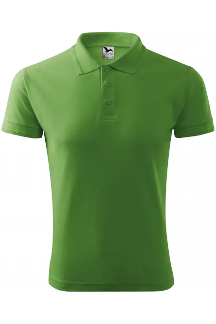 Los poloshirt voor heren - erwt groen, S