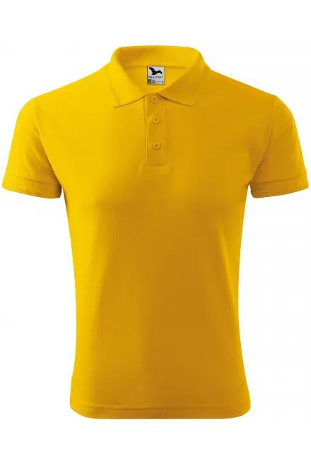 Los poloshirt voor heren - geel, S
