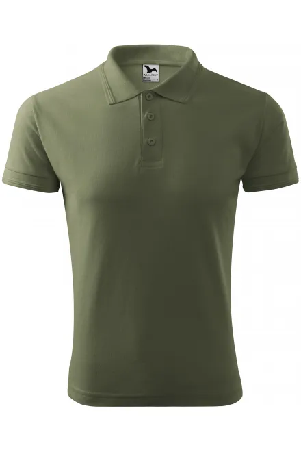 Los poloshirt voor heren - khaki, S