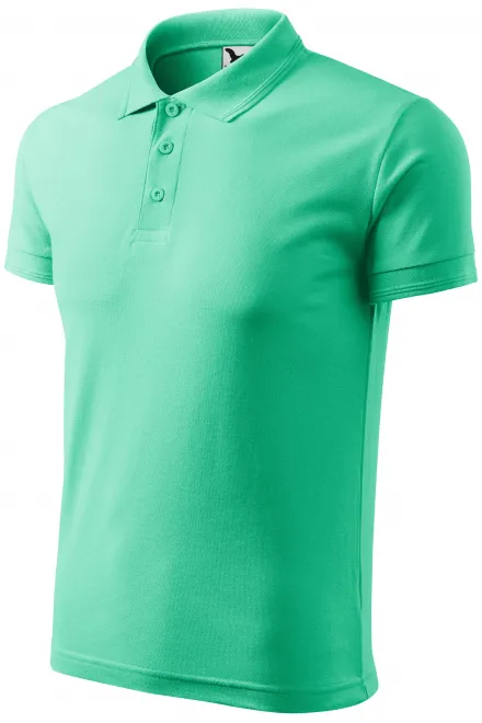 Los poloshirt voor heren, munt