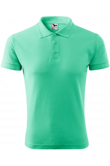 Los poloshirt voor heren - munt, S