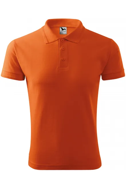 Los poloshirt voor heren - oranje, S