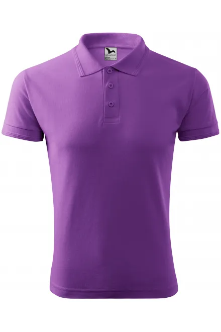 Los poloshirt voor heren - purper, S