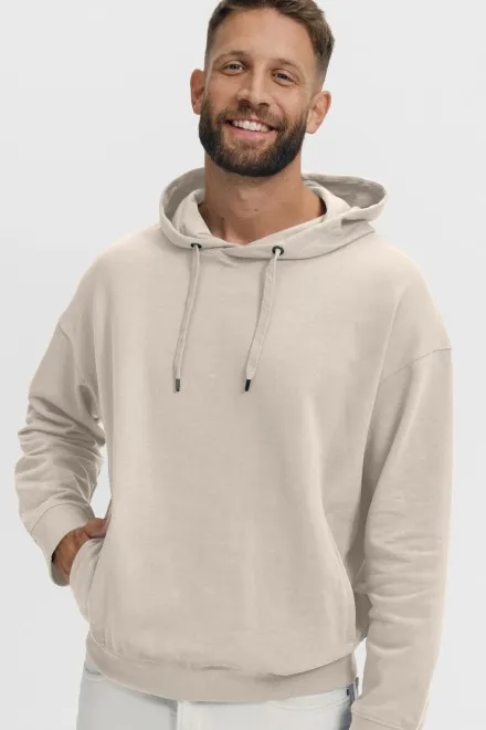 Comfortabele herenhoodie, ijsgrijs Comfortabele herenhoodie, ijsgrijs
