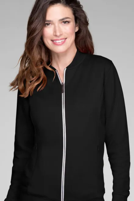 Damessweatshirt met verborgen zakken, zwart