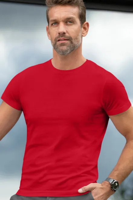 Exclusief heren T-shirt, formula red