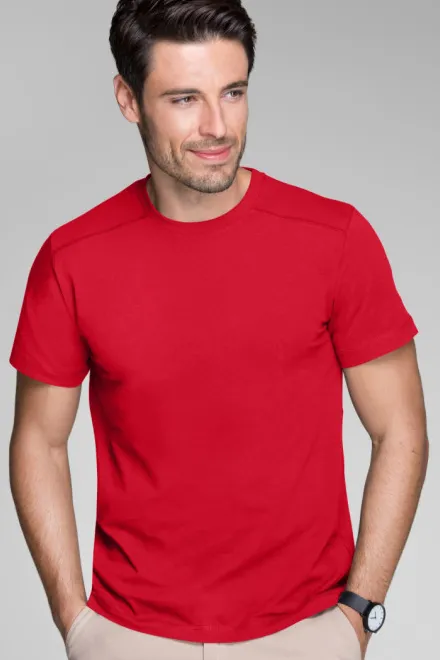 Heren T-shirt versierd, formula red
