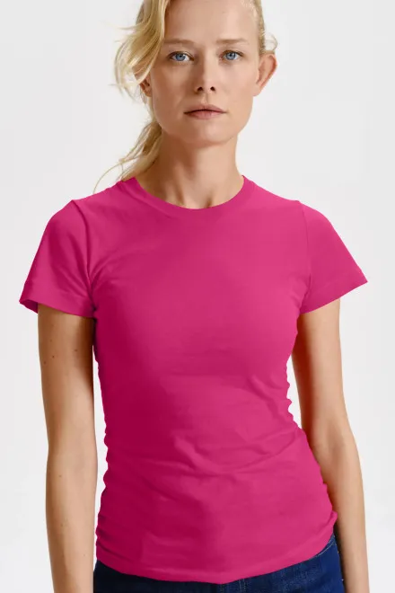 Klassiek dames T-shirt, purper