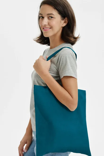Kleine boodschappentas, petrol blue