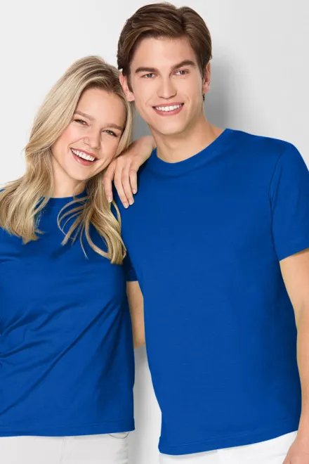 Licht T-shirt, koningsblauw