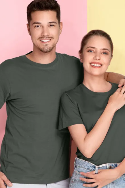 Lichtgewicht T-shirt met korte mouwen, donkere leisteen