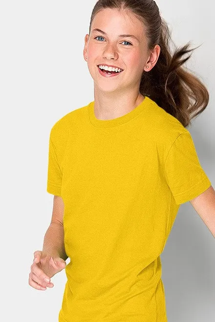 Lichtgewicht T-shirt voor kinderen, geel