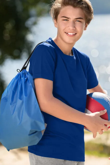 Sport-T-shirt voor kinderen, koningsblauw