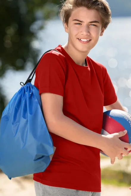 Sport-T-shirt voor kinderen, rood
