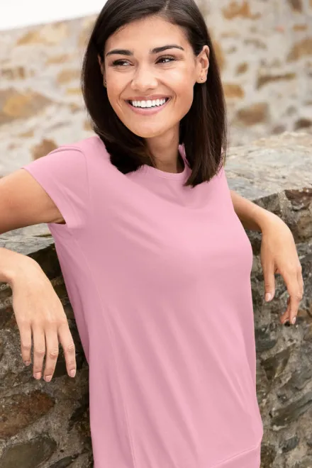 Trendy dames T-shirt, roze