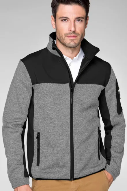 Vrijetijdsjack voor heren, lichtgebreid grijs