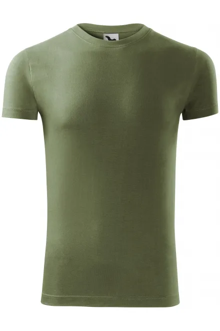 Modieus T-shirt voor heren - khaki, 2XL