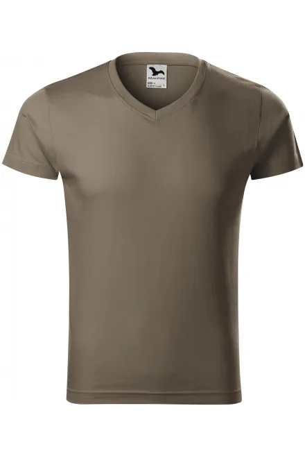 Nauwsluitend T-shirt voor heren - army, S