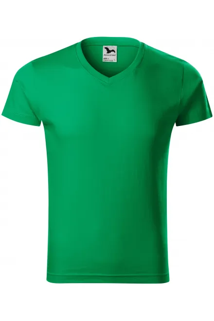 Nauwsluitend T-shirt voor heren - gras groen, S