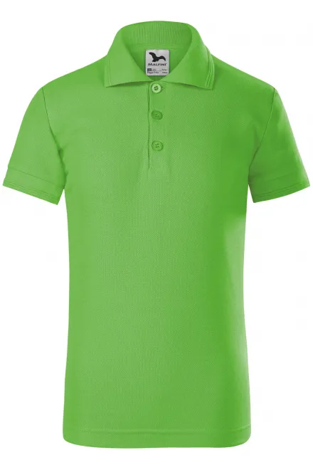 Poloshirt voor kinderen - appel groen, 122 cm / 6 jaar