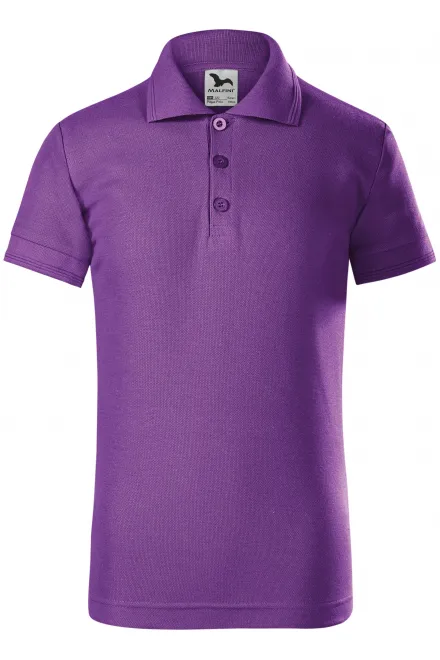 Poloshirt voor kinderen - purper, 122 cm / 6 jaar