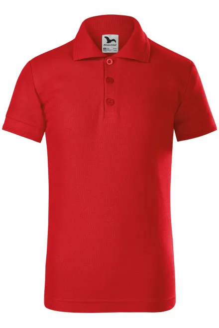 Poloshirt voor kinderen - rood, 122 cm / 6 jaar