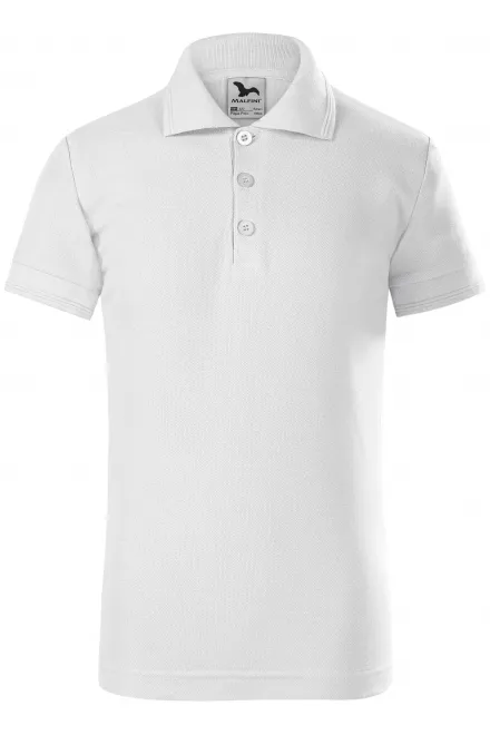 Poloshirt voor kinderen - witte, 122 cm / 6 jaar