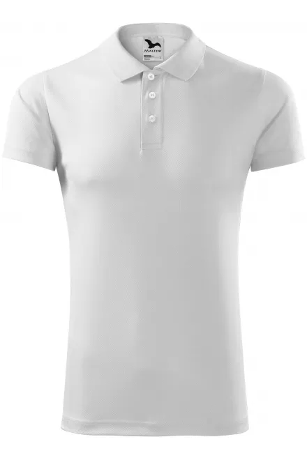 Sport poloshirt - witte, M