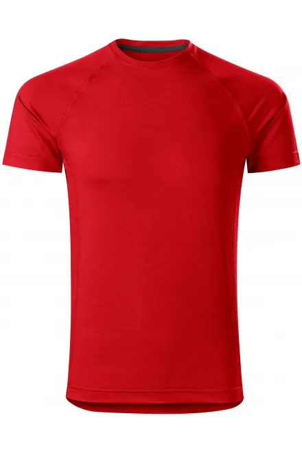 Sport-T-shirt voor heren - rood, XL