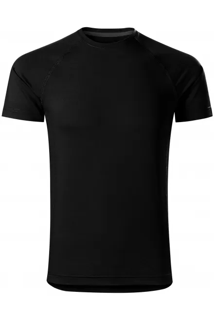 Sport-T-shirt voor heren - zwart, XL